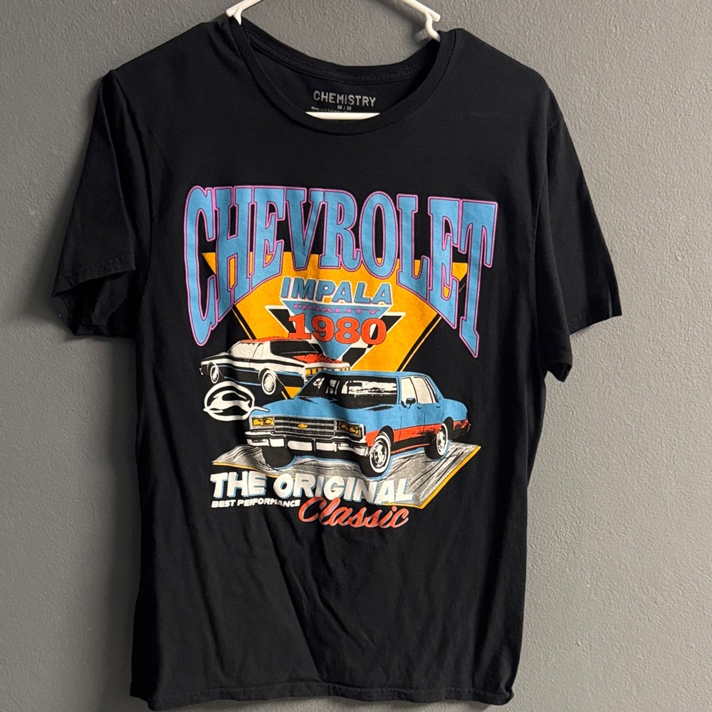 Chemistry Black Chevrolet Impala Graphic Tee